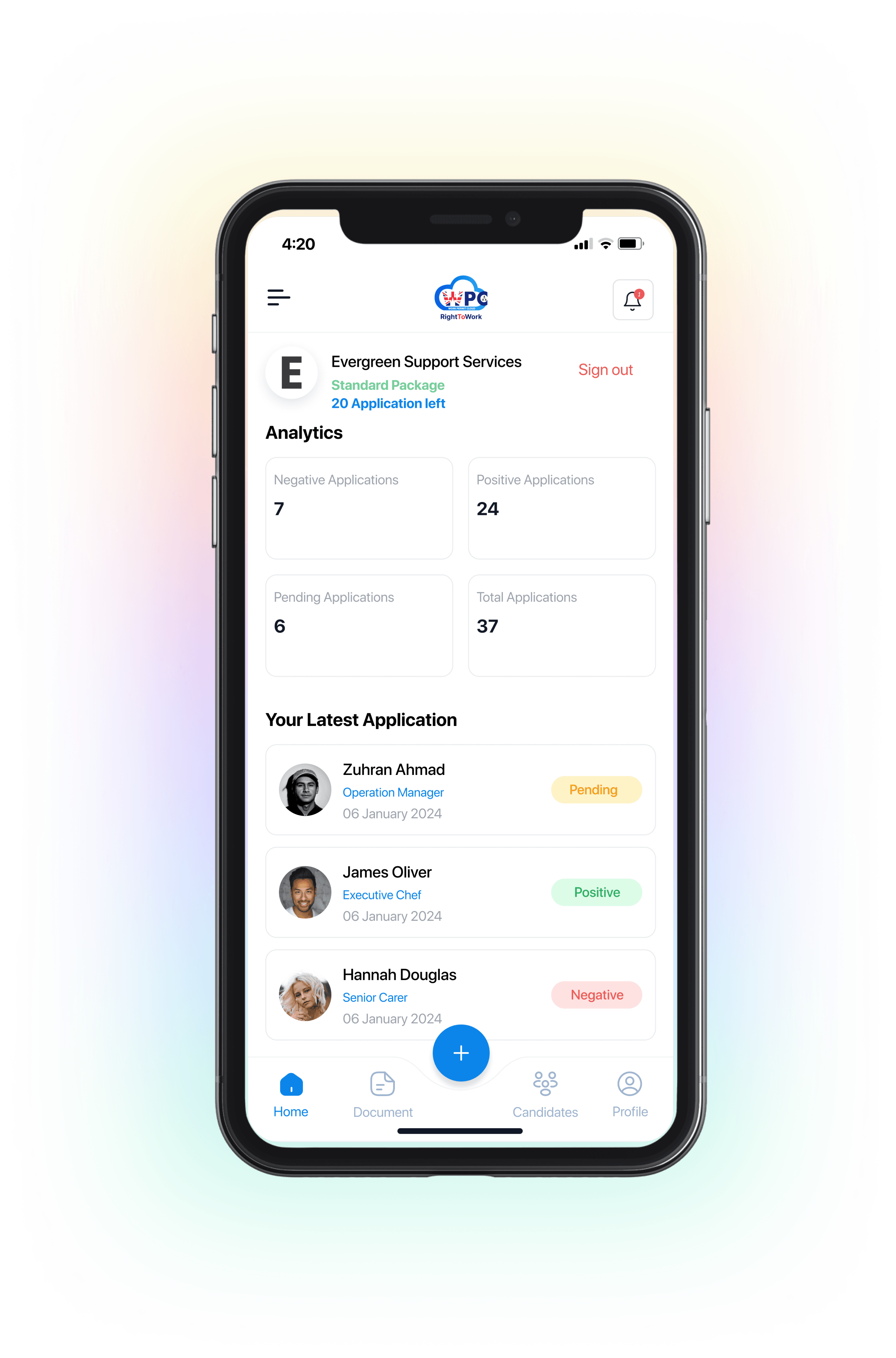 Mobile App UI